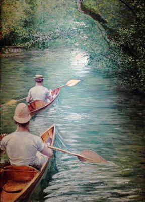 Die Périssoires von Gustave Caillebotte Kunstdruck